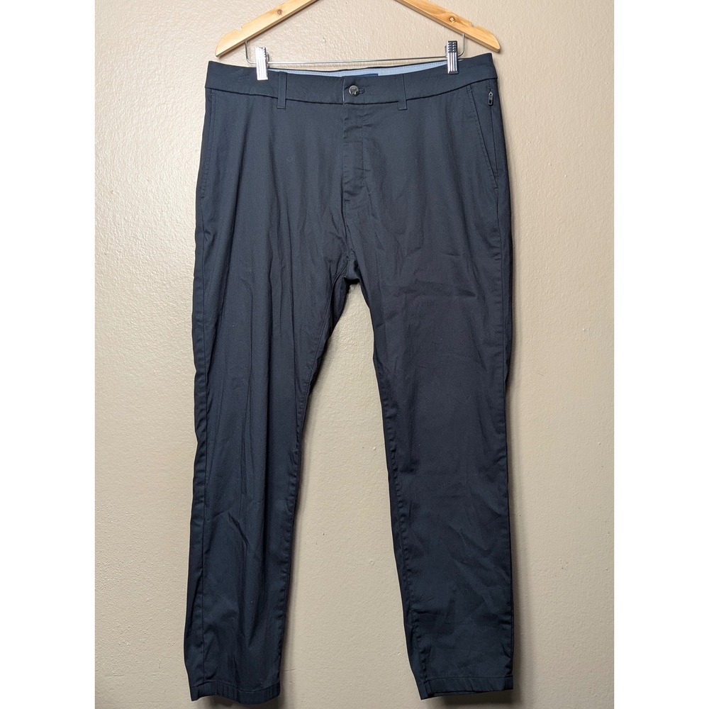 Birddogs Chino‎ Pants Men 34x30 Black Gorpcore Stretch Performance Trousers